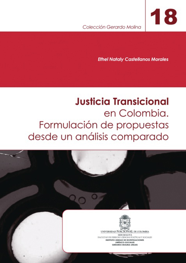 Justicia transicional en Colombia. Formulación de propuestas desde un análisis comparado