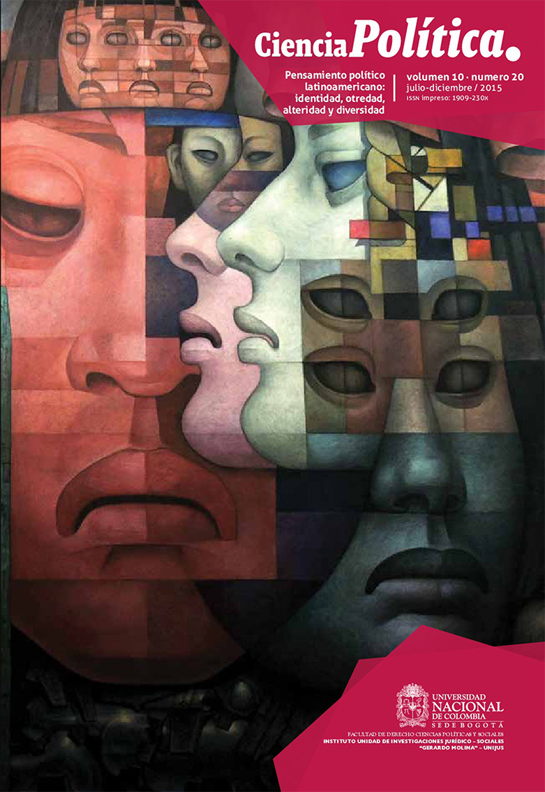 Vol. 10, Núm. 20 (2015) Pensamiento político latinoamericano: identidad, otredad, alteridad y diversidad
