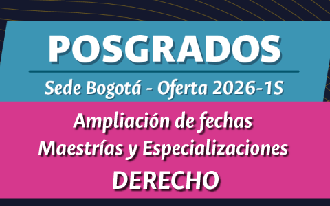 Oferta posgrados Derecho