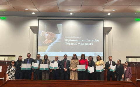 Con éxito concluyó el Diplomado en Derecho Notarial y Registro