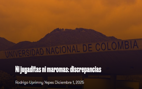 Ni jugaditas ni maromas: discrepancias