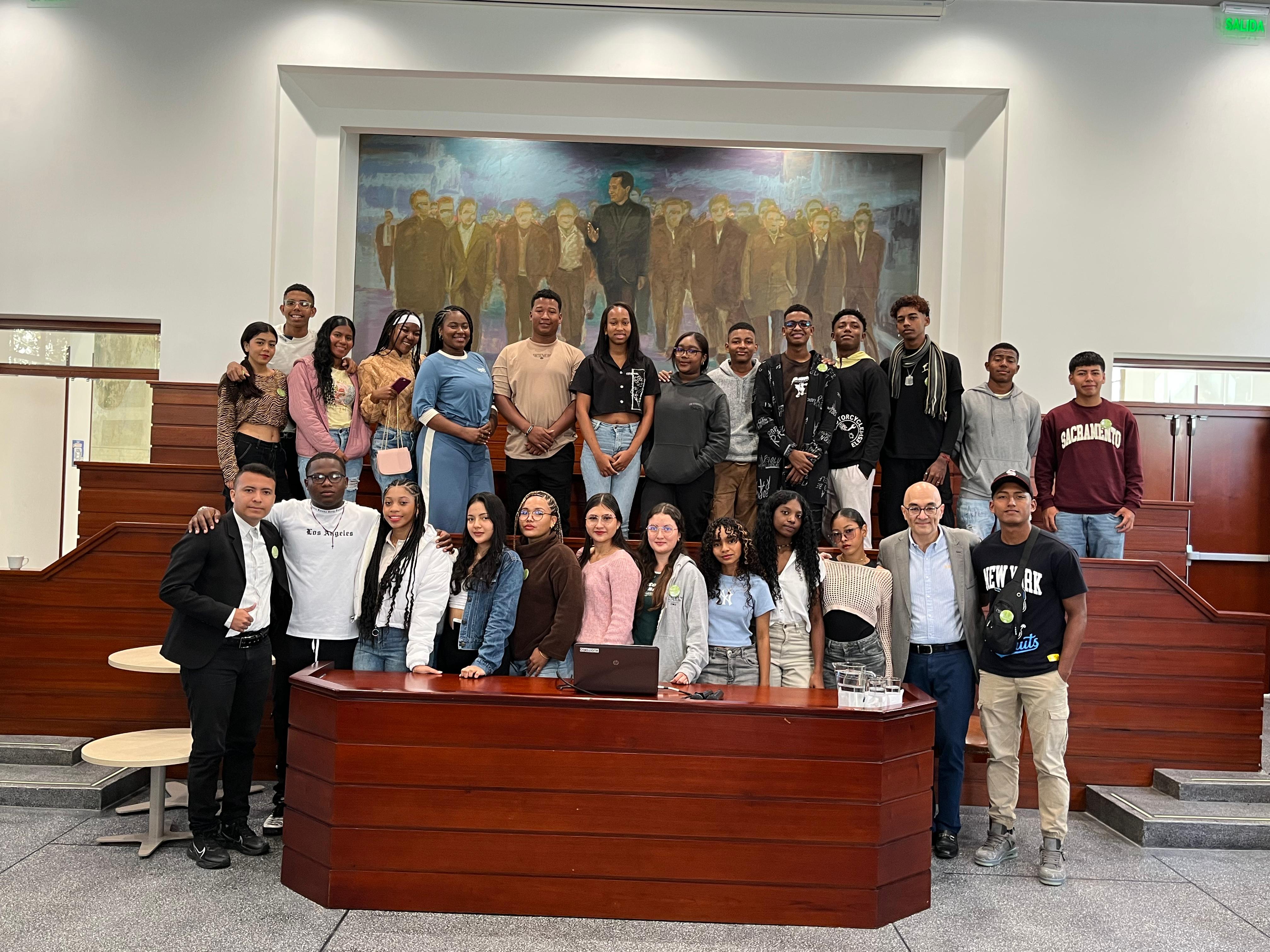 Con alegría recibimos la visita de los estudiantes PAET de Derecho, Sede Tumaco
