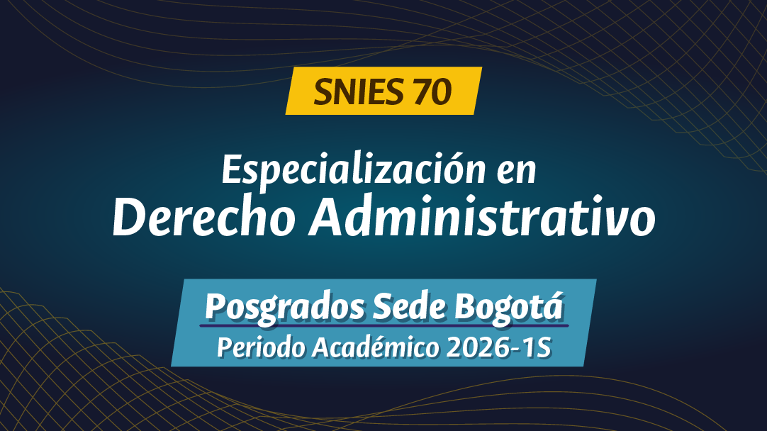 ESPECIALIZACIÓN EN DERECHO ADMINISTRATIVO
