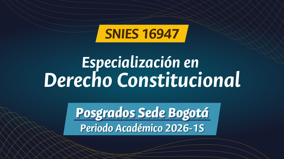 ESPECIALIZACIÓN EN DERECHO CONSTITUCIONAL