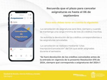 Más sobre Cancelación